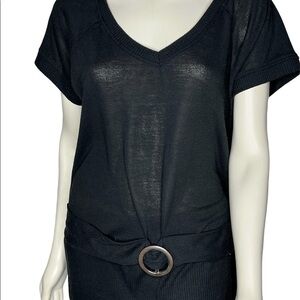 One Step Up Black Sweater